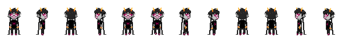 Meenah's sprite sheet